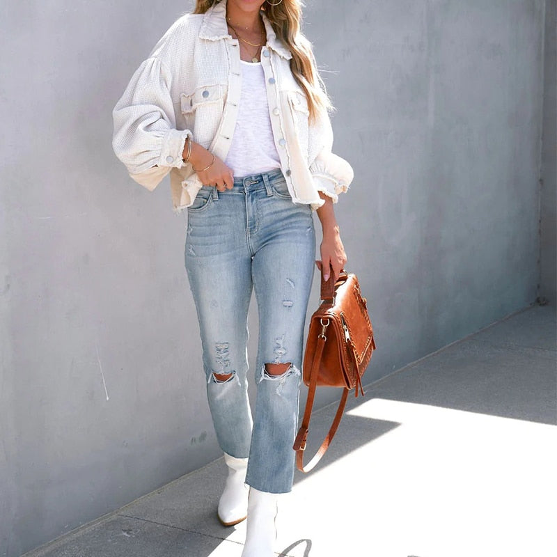 WW | Jack A unique jacket with puff sleeves