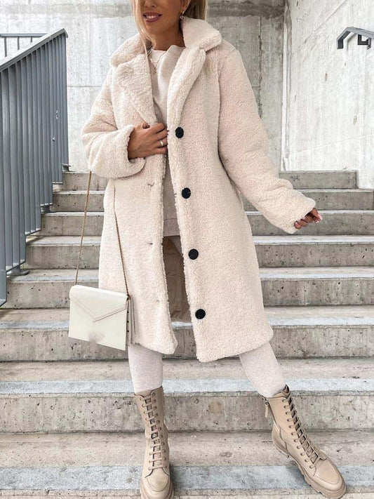 WW | Teddy Coat Warme Lange Teddyjacke