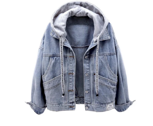 WW | Lässige Jeansjacke mit Kapuze