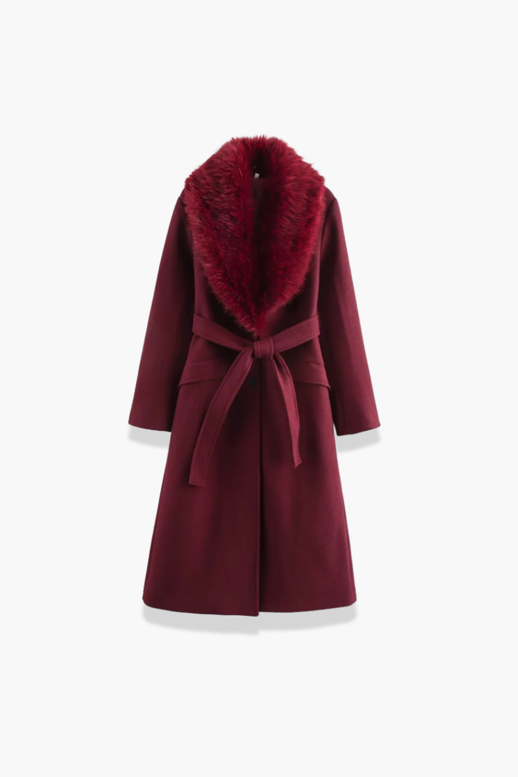 WW | Winter coat with faux fur collar