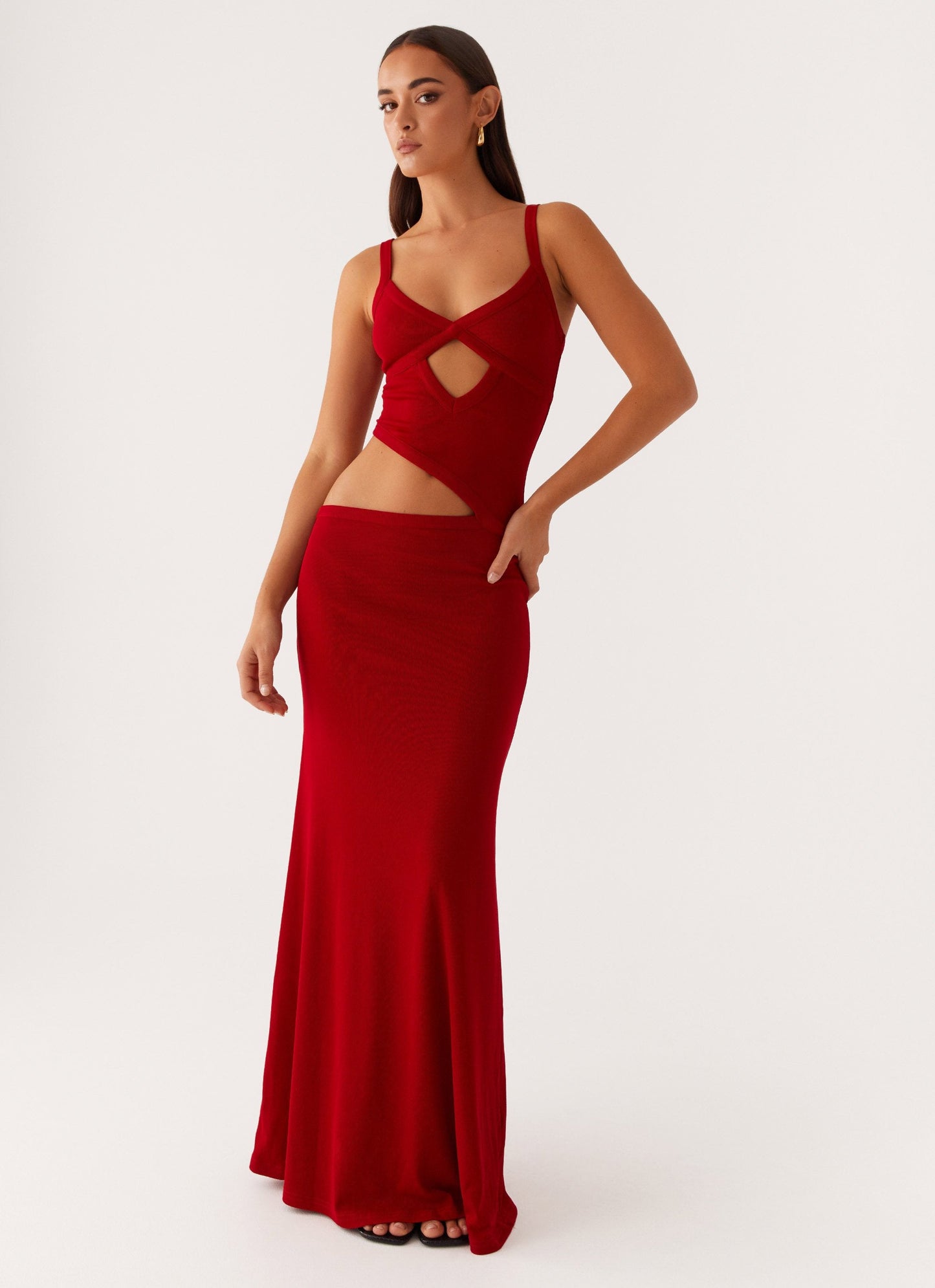 Veltrixon™ | Strickkleid mit Cut-Outs