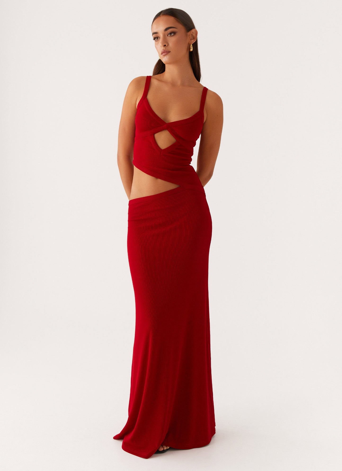 Veltrixon™ | Strickkleid mit Cut-Outs