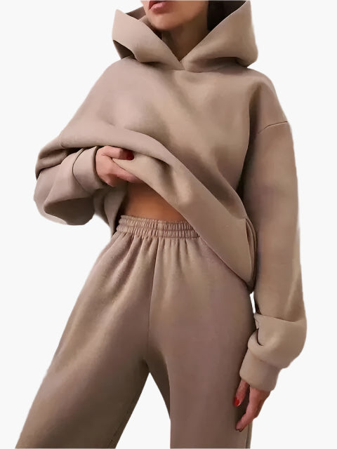 WW | Hoodie & Jogger Set - Winter Loungewear, Casual Lounge Outfit