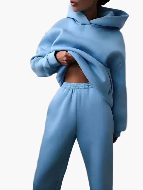WW | Hoodie & Jogger Set - Winter Loungewear, Casual Lounge Outfit