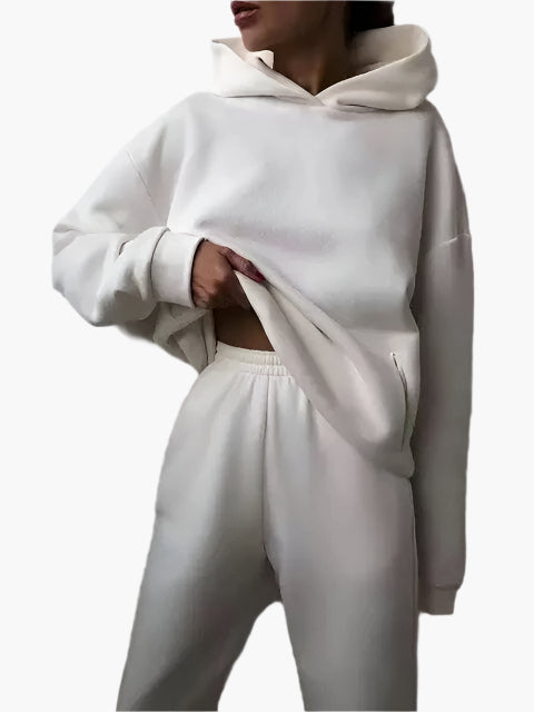 WW | Hoodie & Jogger Set - Winter Loungewear, Casual Lounge Outfit