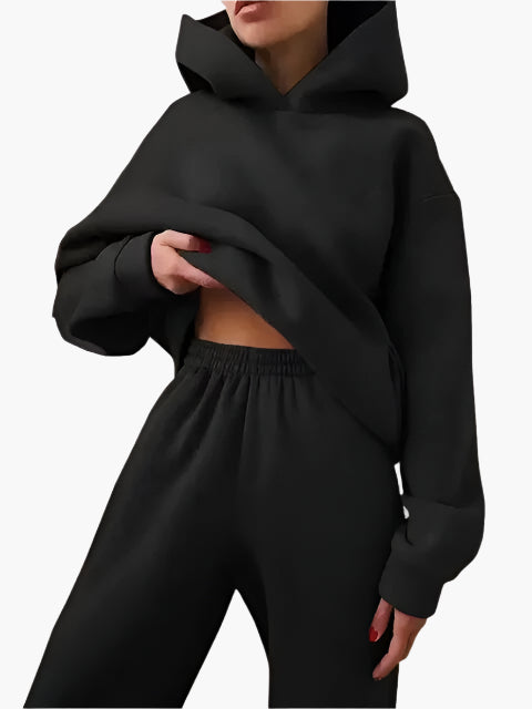 WW | Hoodie & Jogger Set - Winter Loungewear, Casual Lounge Outfit