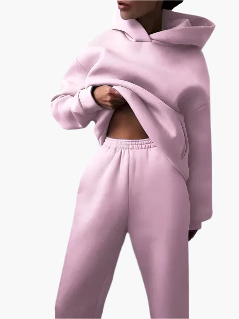 WW | Hoodie & Jogger Set - Winter Loungewear, Casual Lounge Outfit