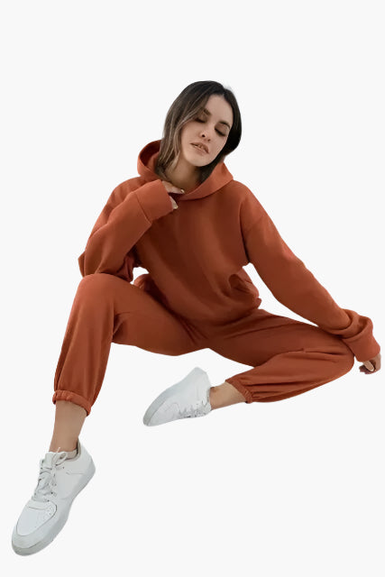 WW | Hoodie & Jogger Set - Winter Loungewear, Casual Lounge Outfit