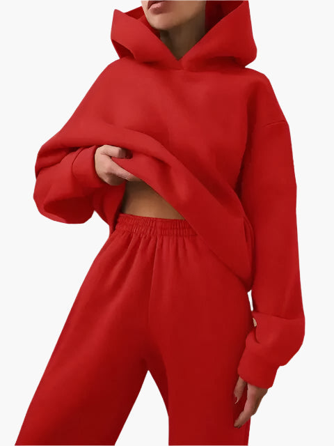 WW | Hoodie & Jogger Set - Winter Loungewear, Casual Lounge Outfit
