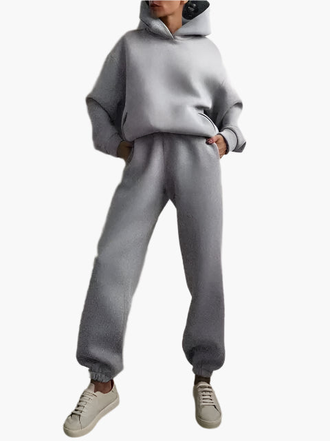 WW | Hoodie & Jogger Set - Winter Loungewear, Casual Lounge Outfit