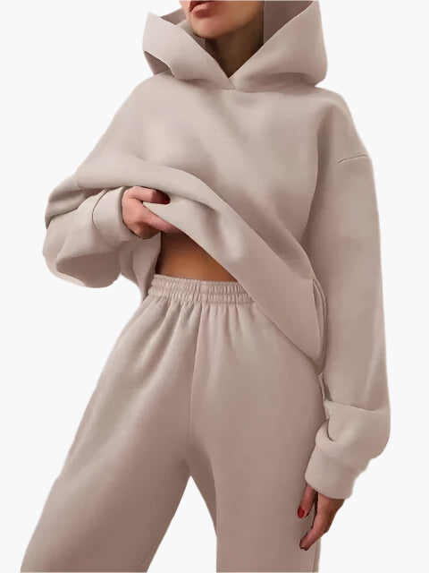 WW | Hoodie & Jogger Set - Winter Loungewear, Casual Lounge Outfit