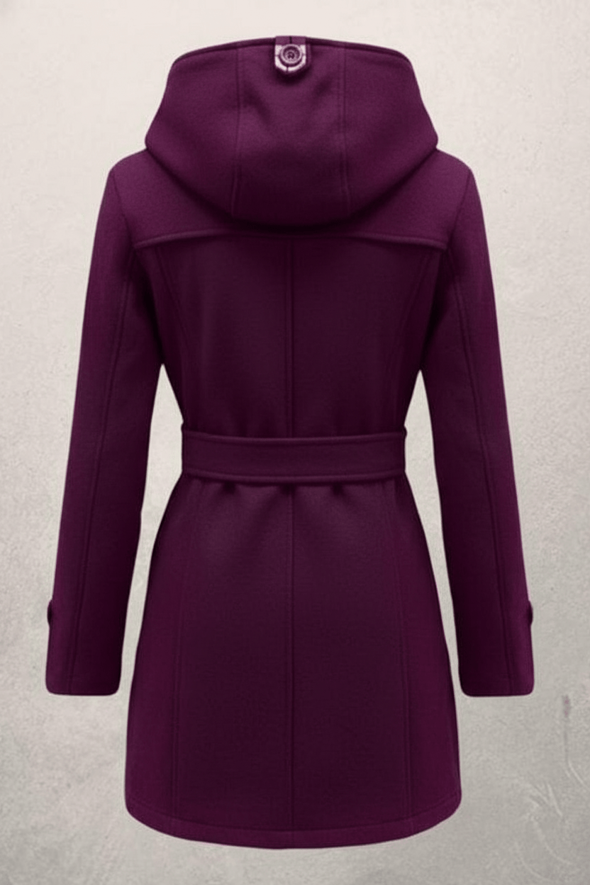 WW | Stylish long winter coat made of wool blend