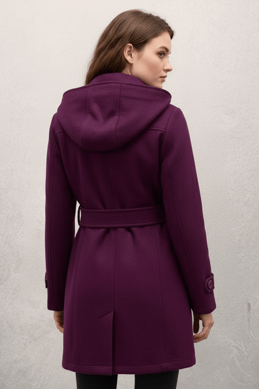 WW | Stylish long winter coat made of wool blend