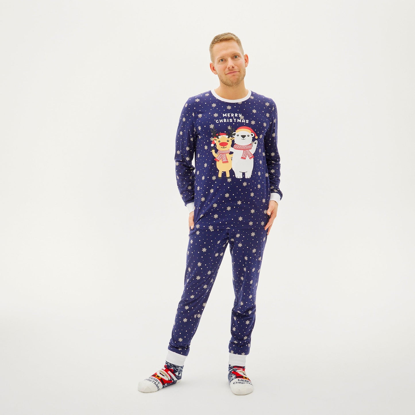 WW | Beste Freunde Weihnachten Weihnachts-Pyjama - Herren