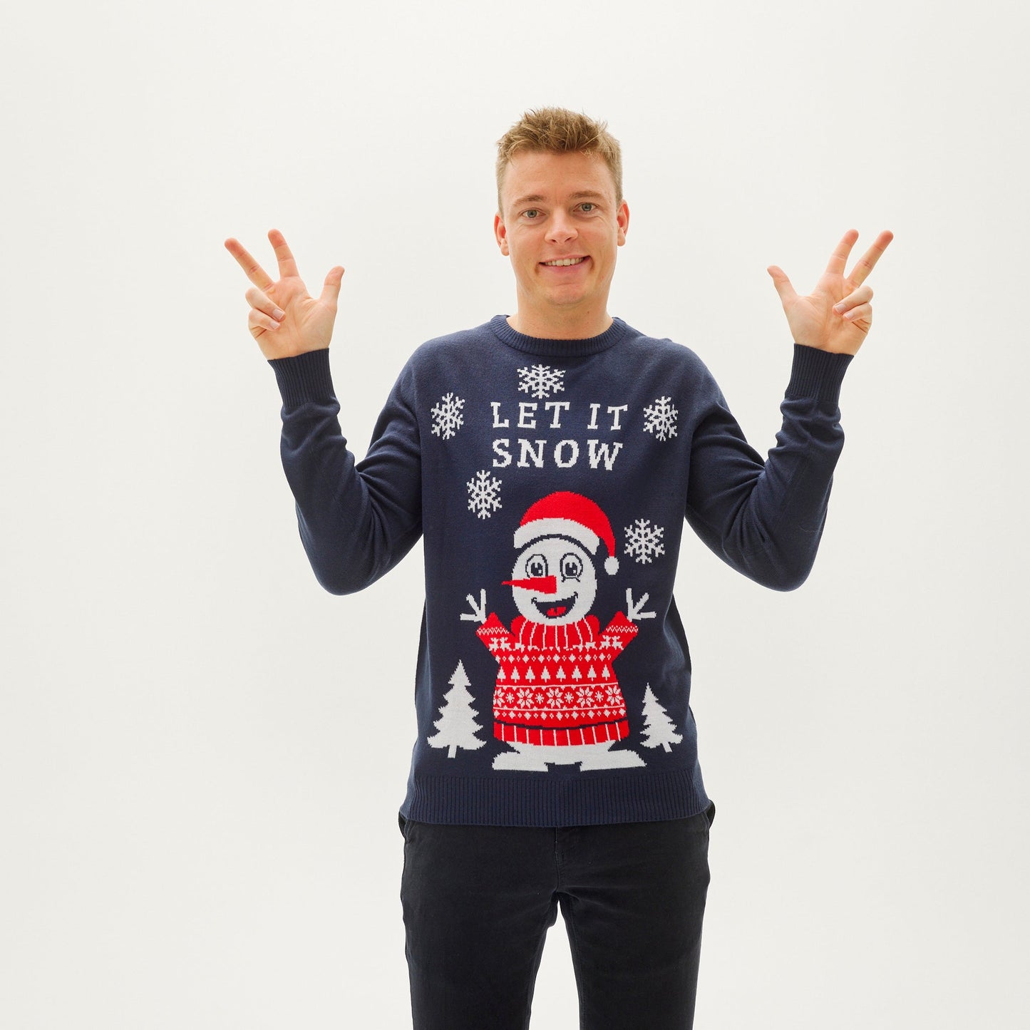 WW | Let It Snow Weihnachts-Pullover - Herren