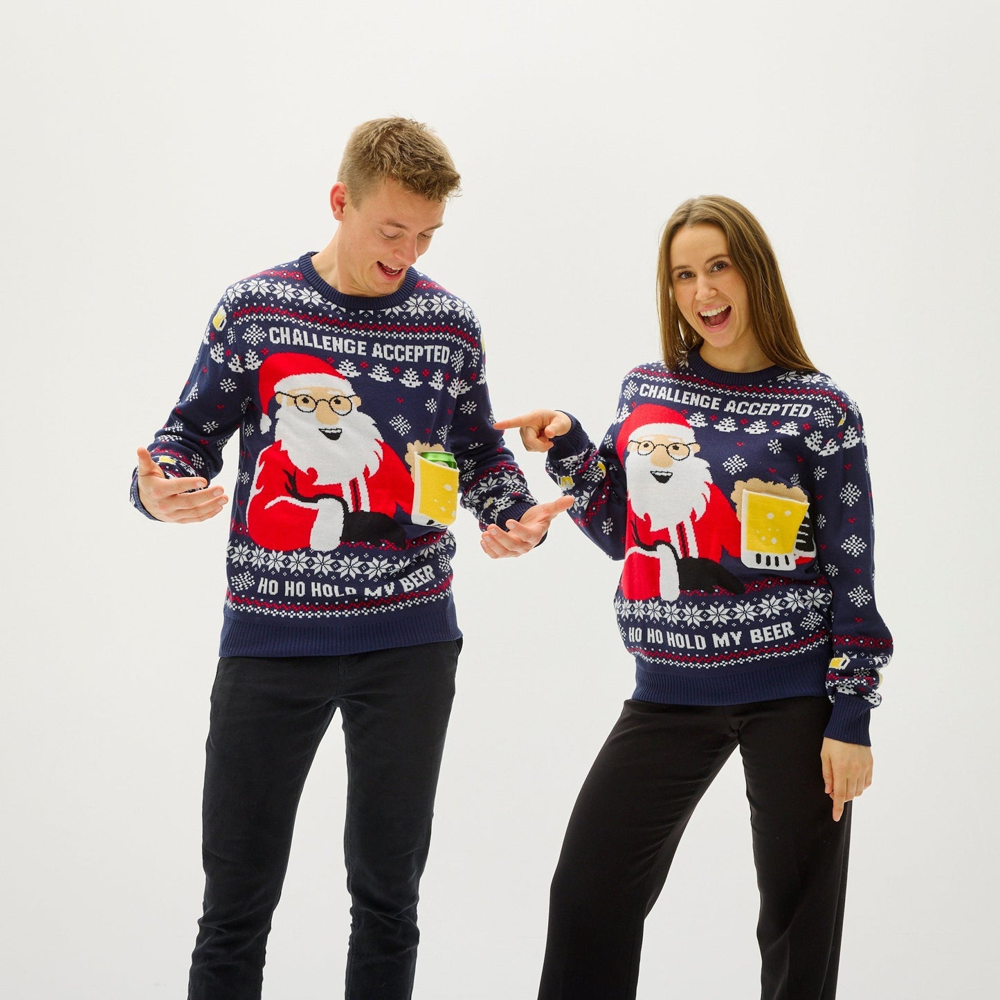WW | Ho Ho Hold My Beer Sweatshirt - Herren