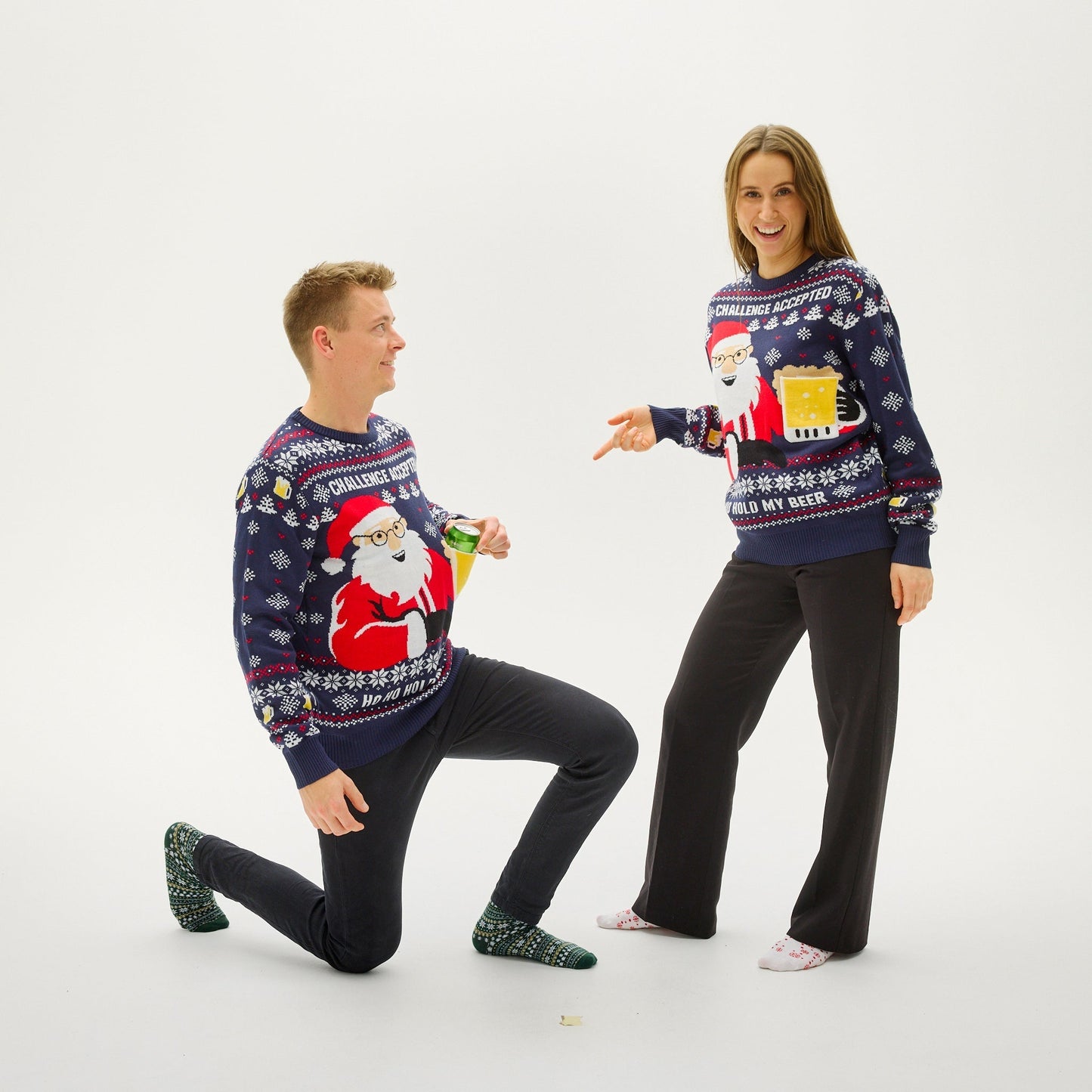 WW | Ho Ho Hold My Beer Sweatshirt - Herren