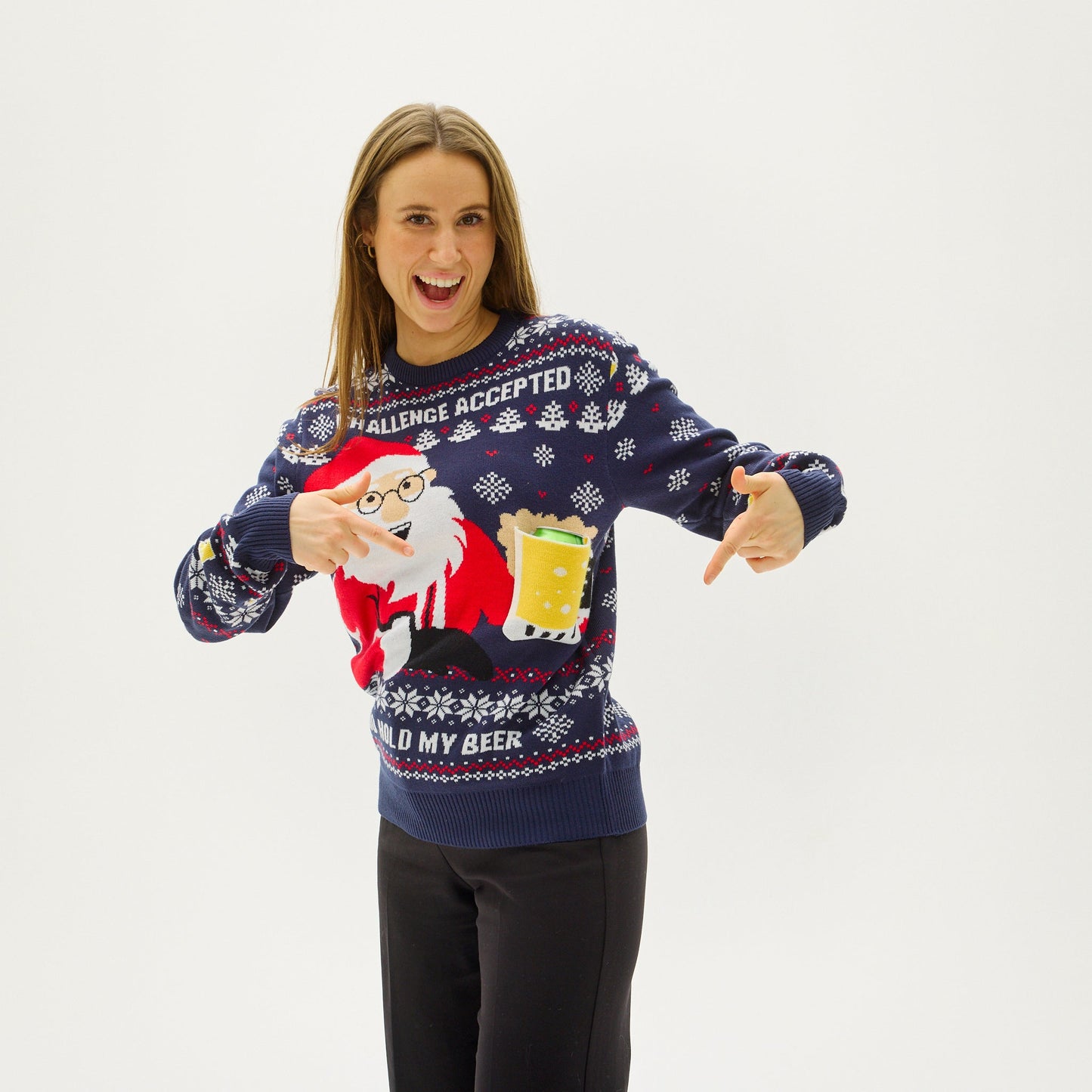 WW | Ho Ho Hold My Beer Sweatshirt - Damen