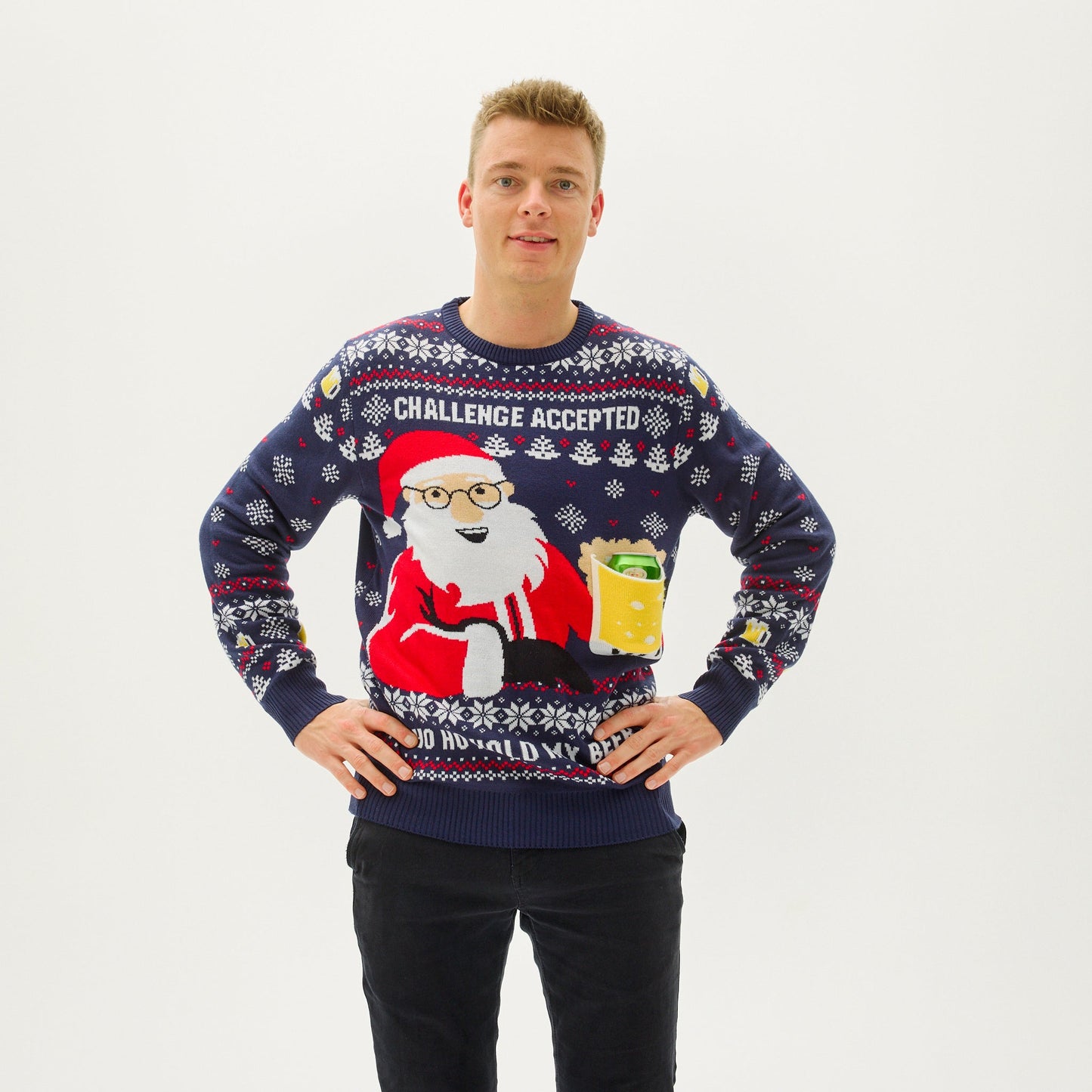 WW | Ho Ho Hold My Beer Sweatshirt - Herren