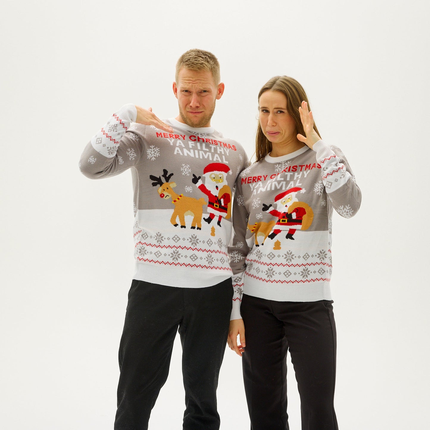 WW | Ya Filthy Animal Weihnachts-Pullover - Damen