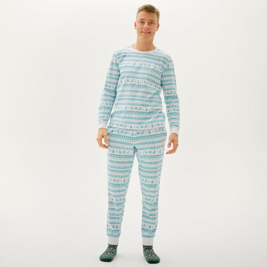 WW | Weihnachts-Pyjama mit Weihnachtsmotiven - Herren