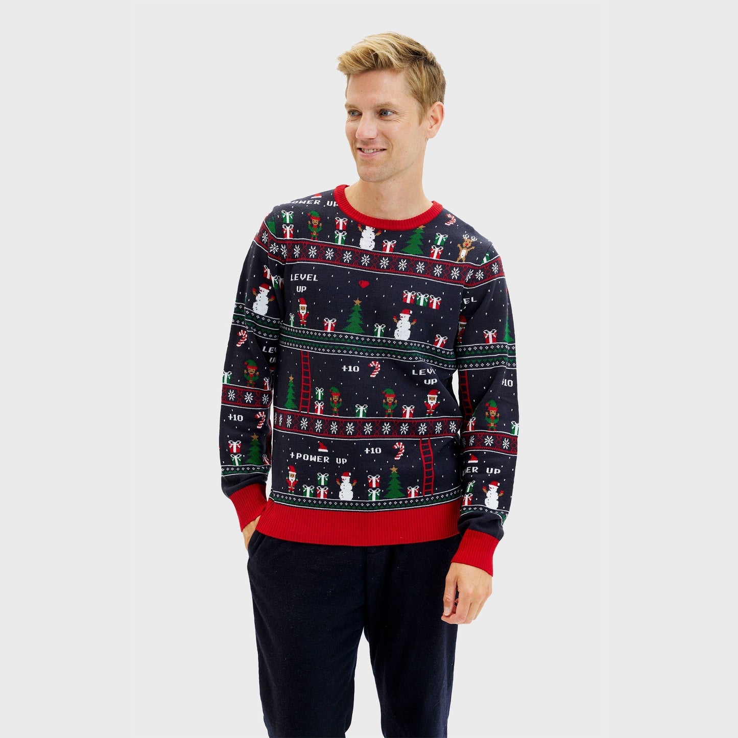 WW | Vintage Gamer Weihnachtspullover - Herren