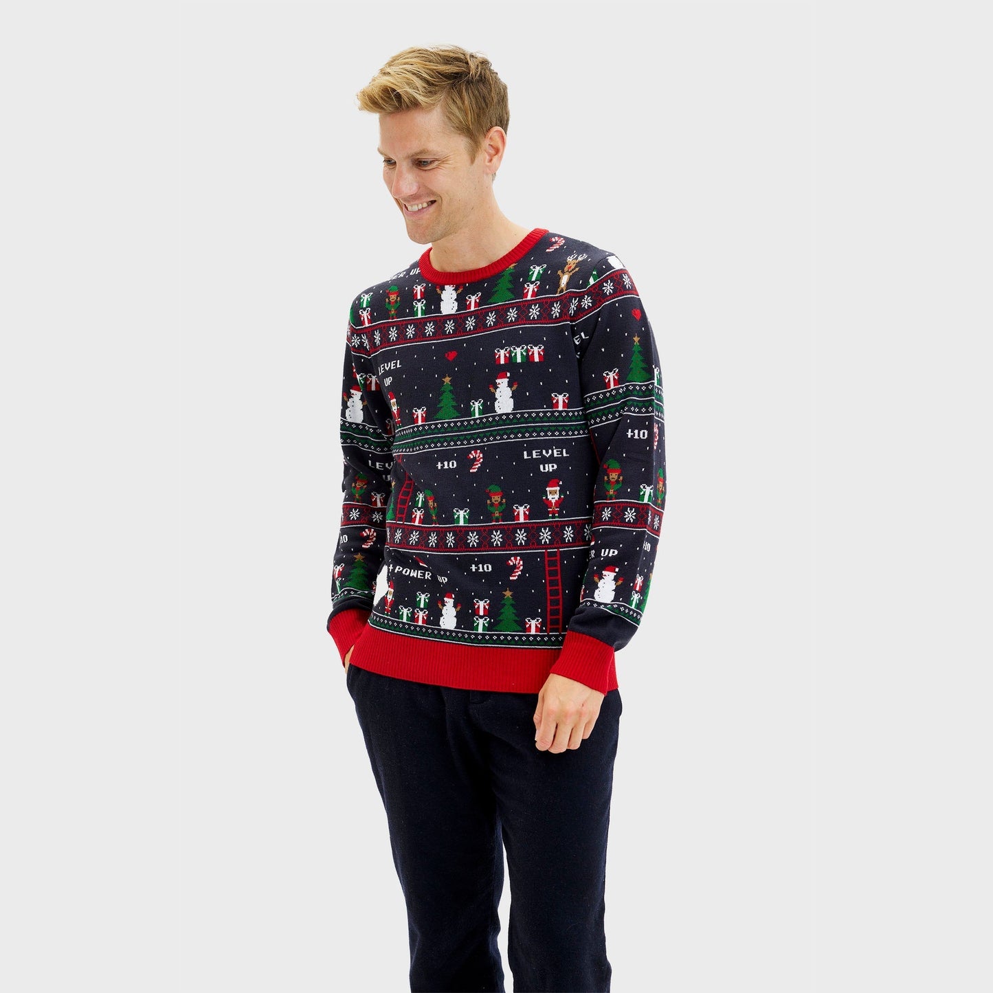 WW | Vintage Gamer Weihnachtspullover - Herren