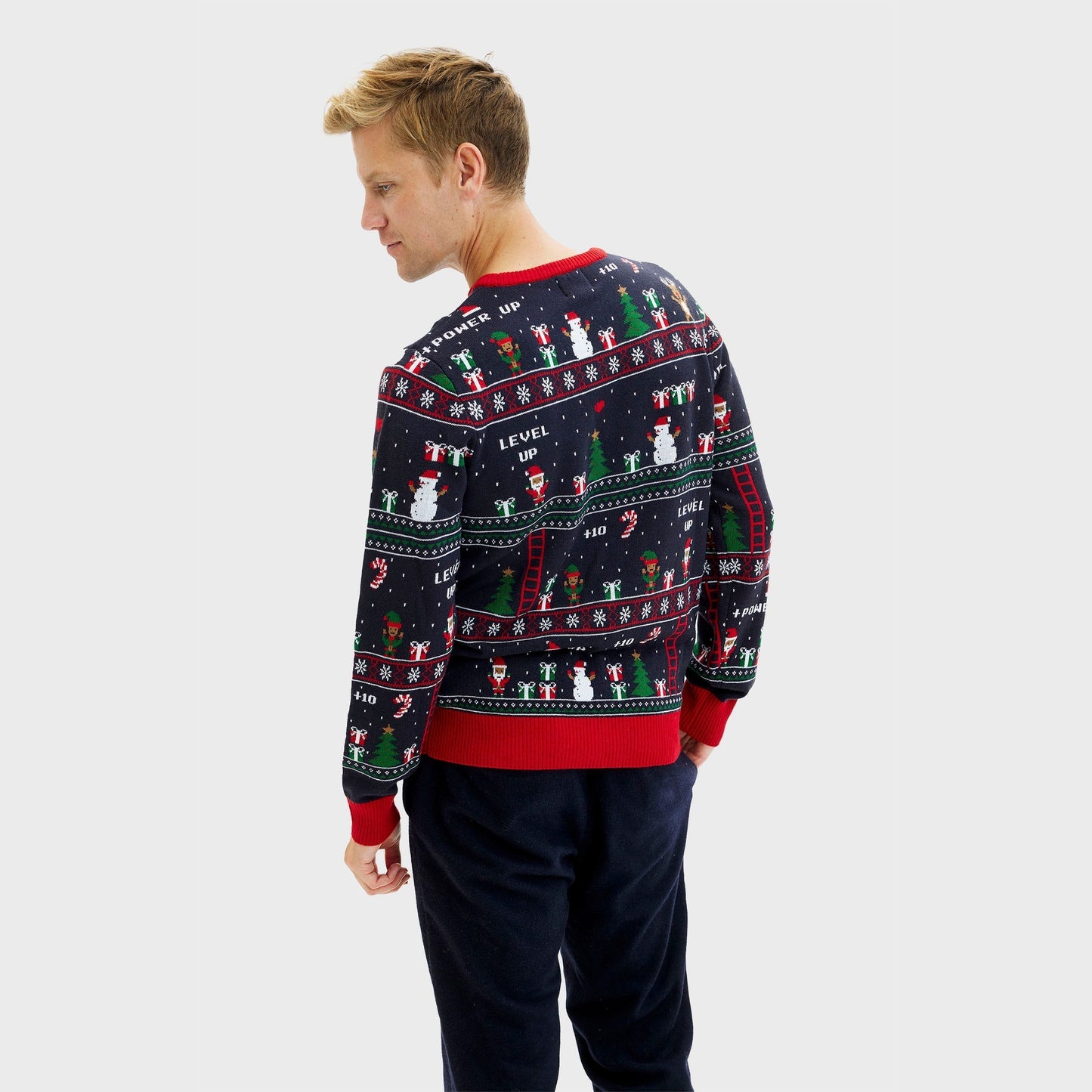 WW | Vintage Gamer Weihnachtspullover - Herren