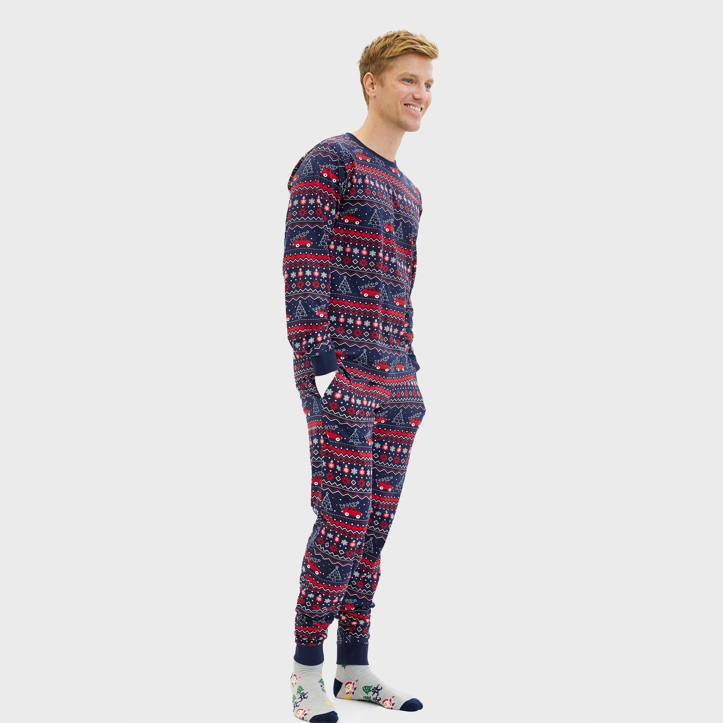 WW | Fahren nach Hause für Weihnachten Pyjama - Herren