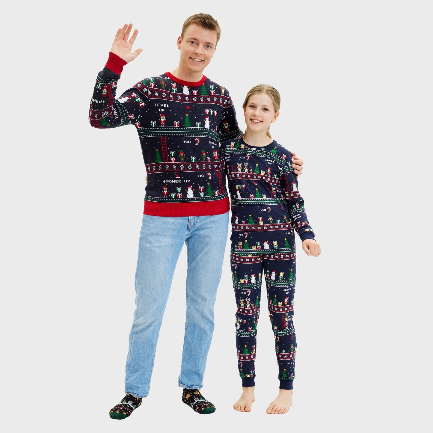 WW | Vintage Gamer Weihnachtspullover - Herren
