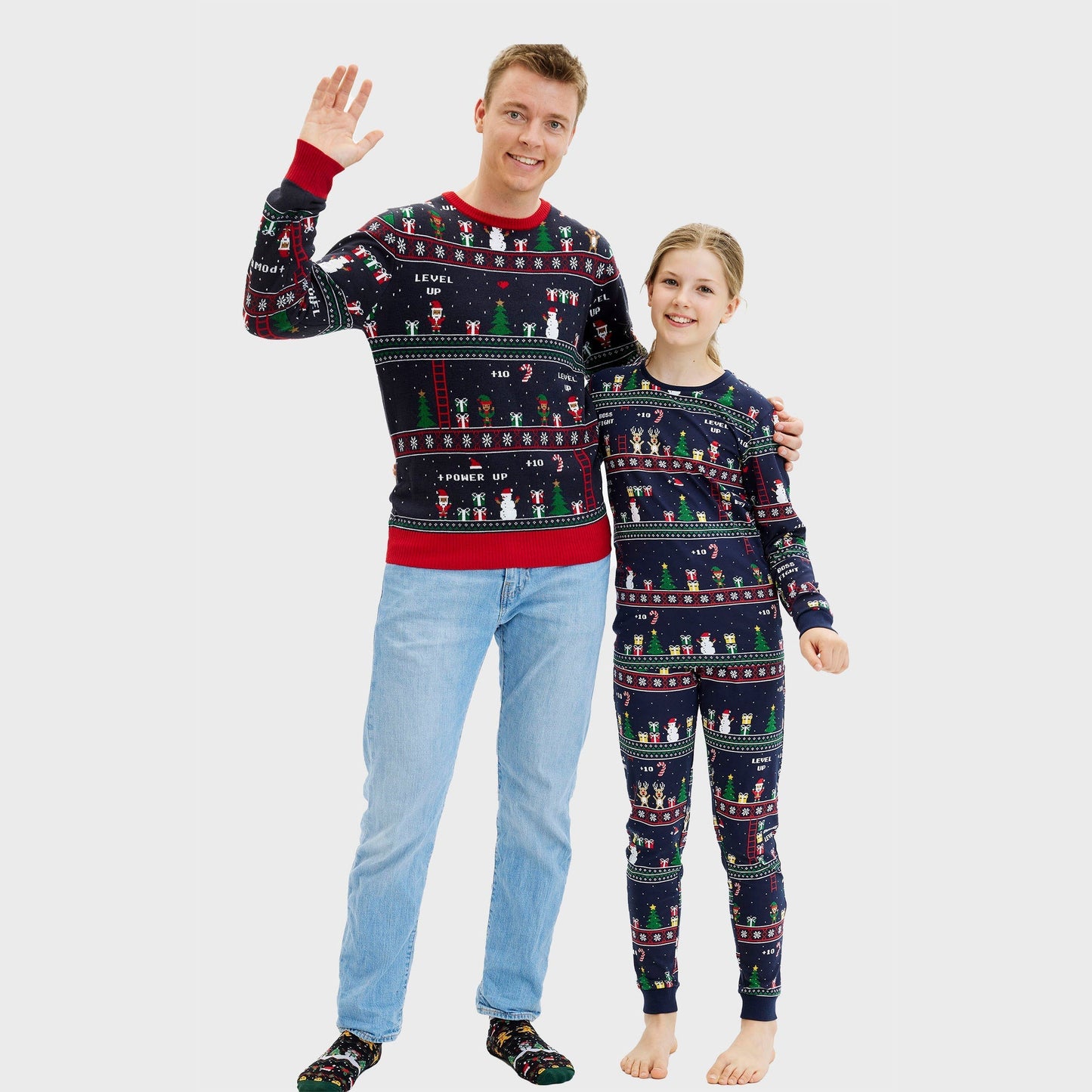 WW | Vintage Gamer WeihnachtsPullover - Damen