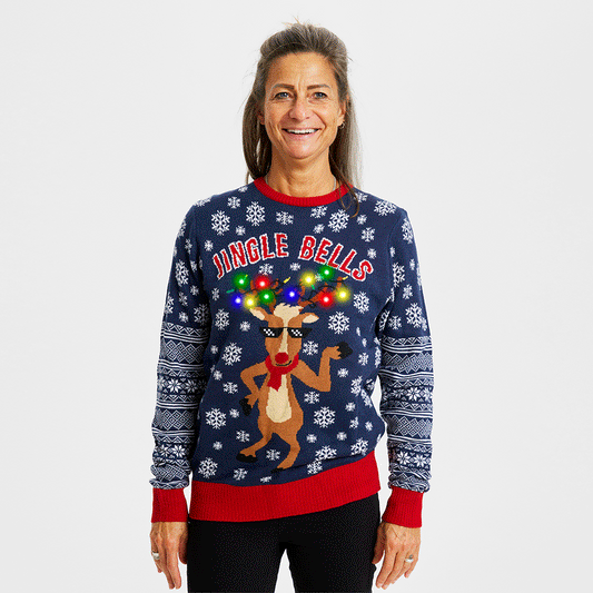 WW | Jingle Bells Weihnachts-Pullover - Damen