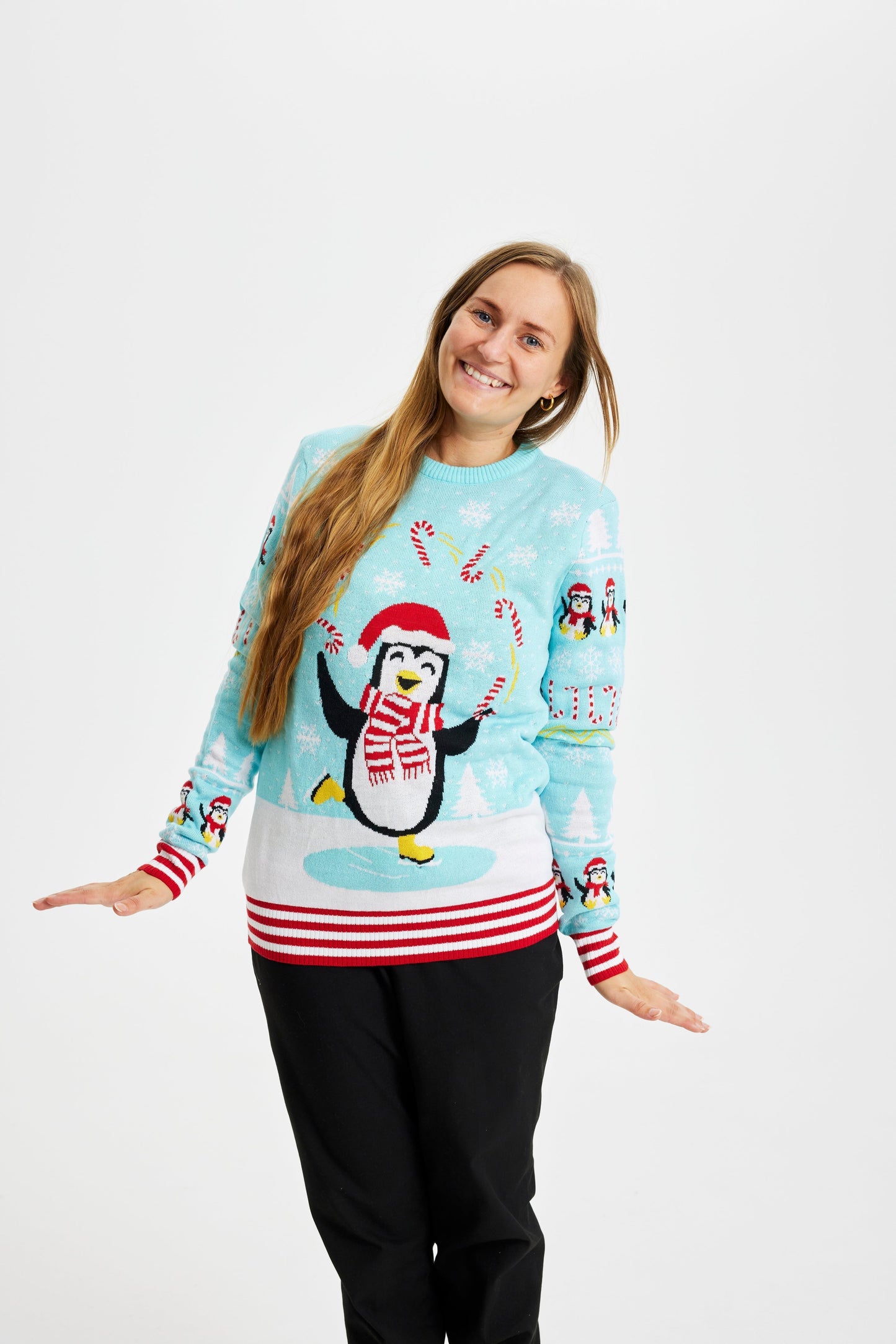 WW | Pingos Weihnachtspullover LED - Damen