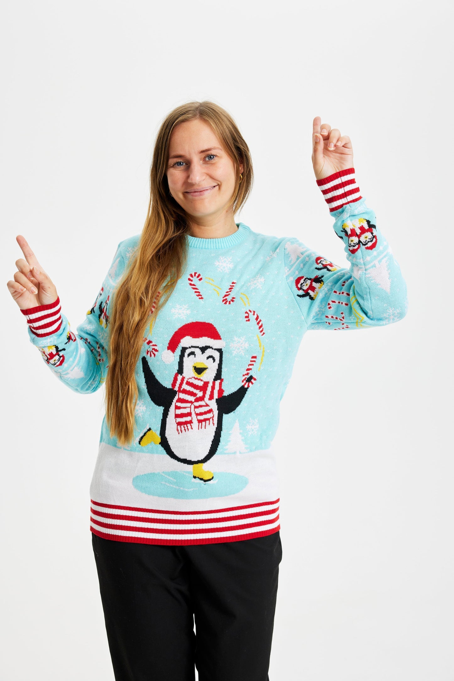 WW | Pingos Weihnachtspullover LED - Damen