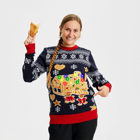 WW | Der Gingerbread Weihnachts-Pullover - Damen