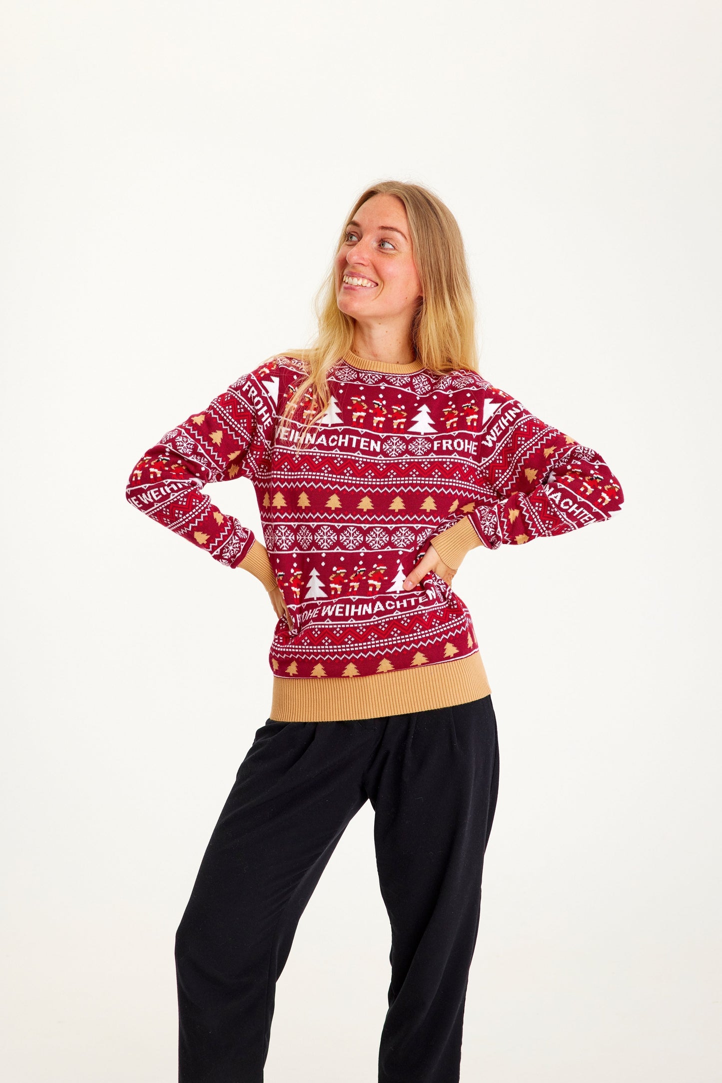 WW | Frohe Weihnachten Weihnachtspullover - Damen