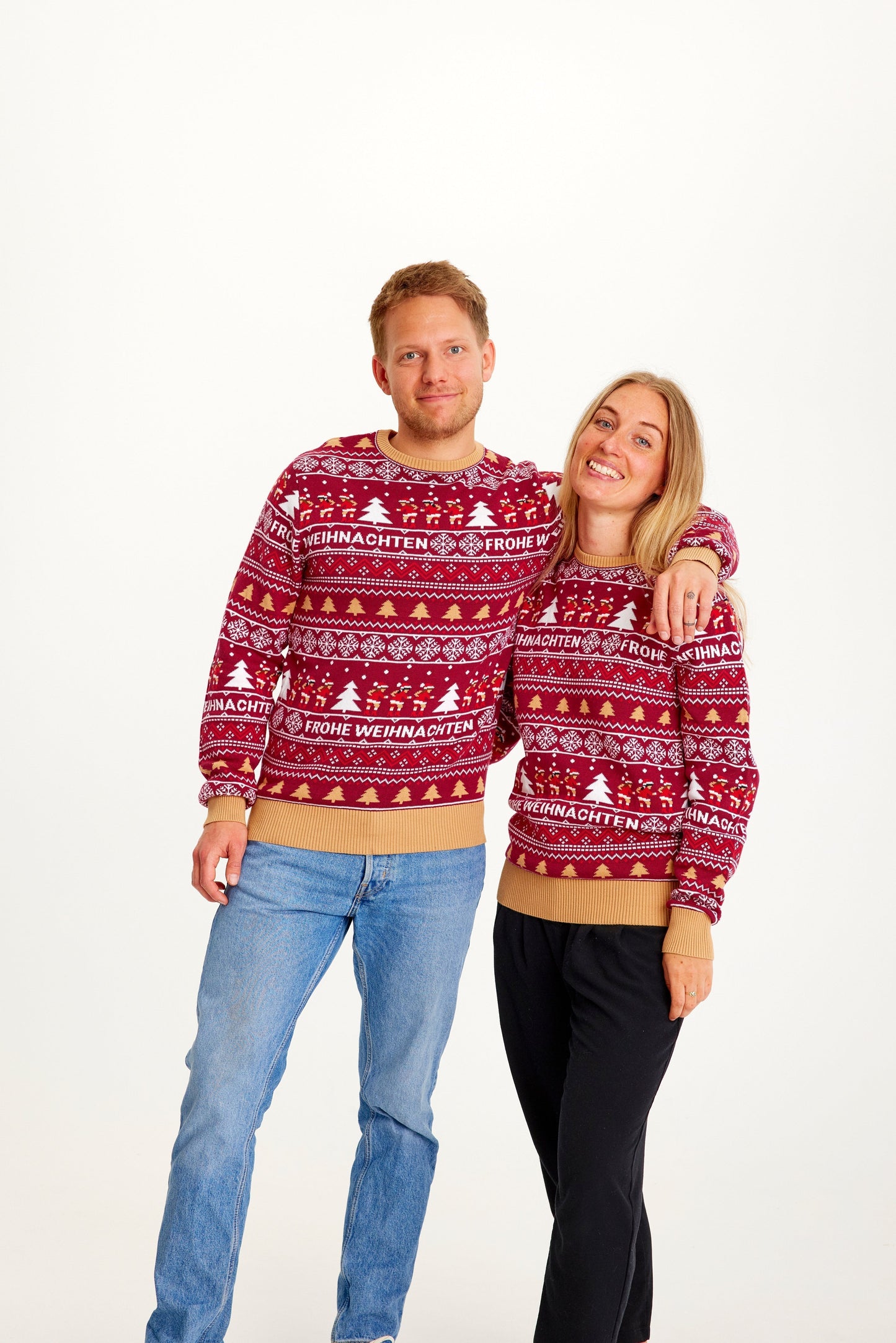 WW | Frohe Weihnachten Weihnachtspullover - Damen