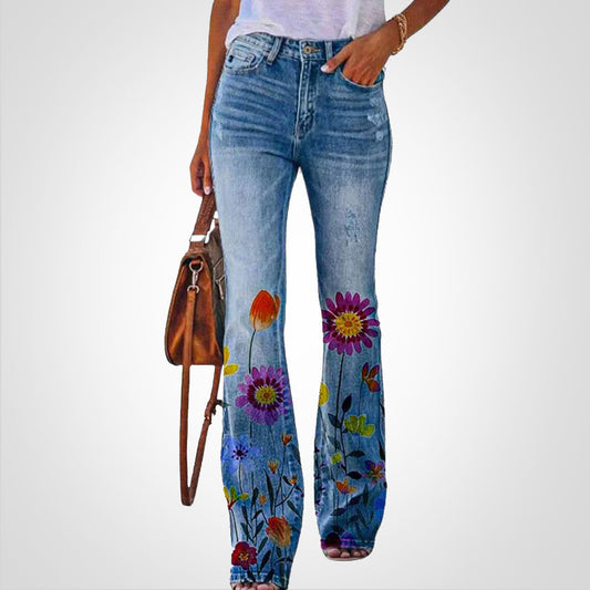 WW | Denim Mit Blumendruck