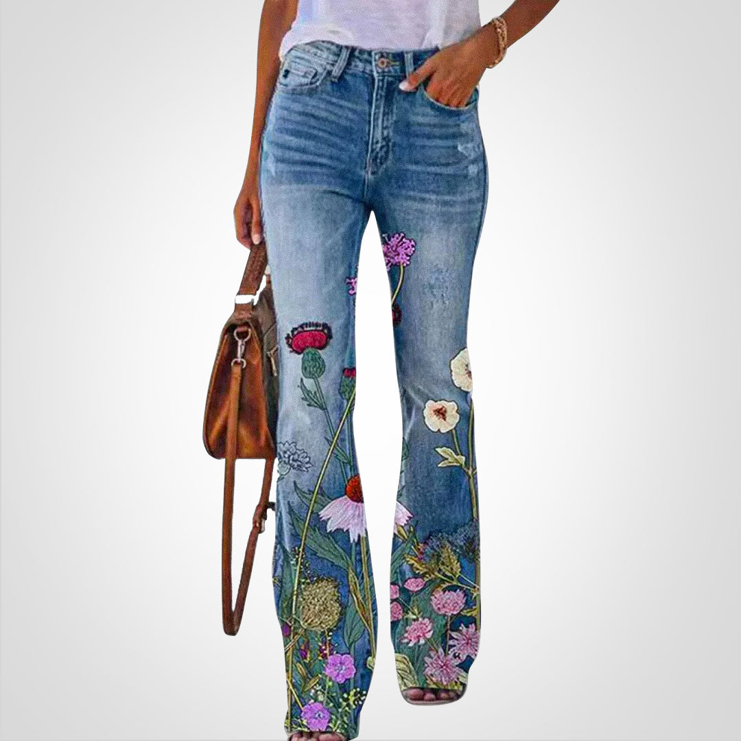 WW | Denim Mit Blumendruck