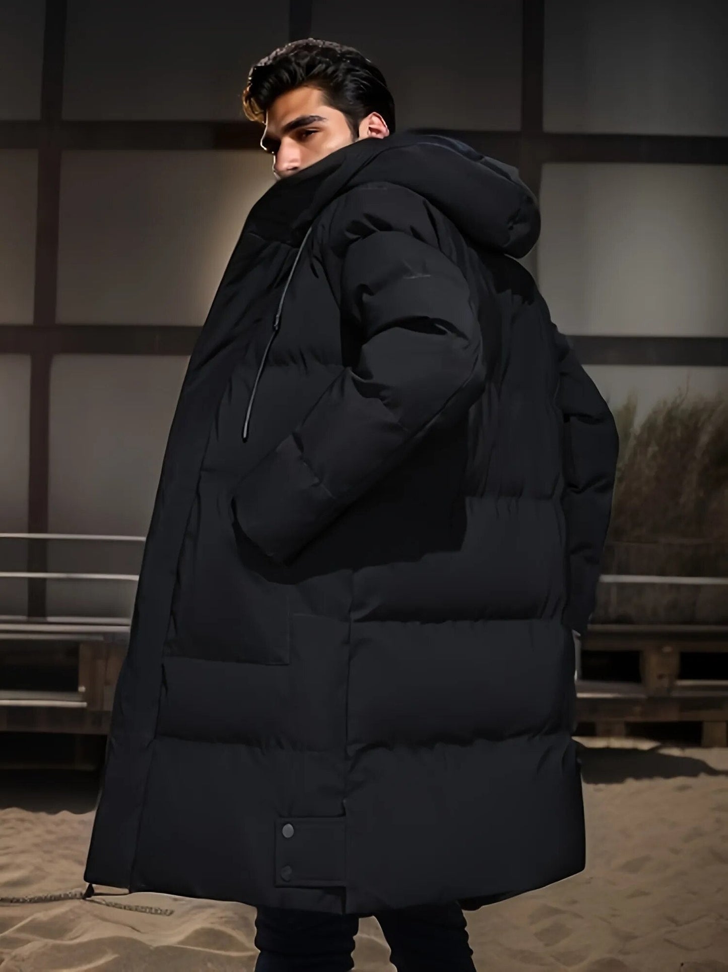 WW | Long Winter Jacket for Men Waterproof and Warm