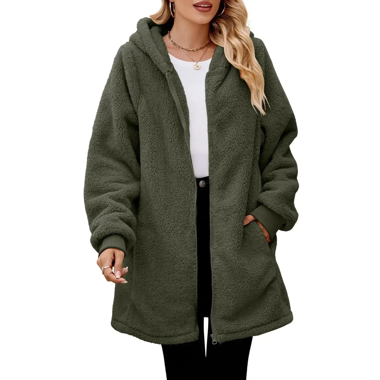 WW | Warm Plush Coat for Women