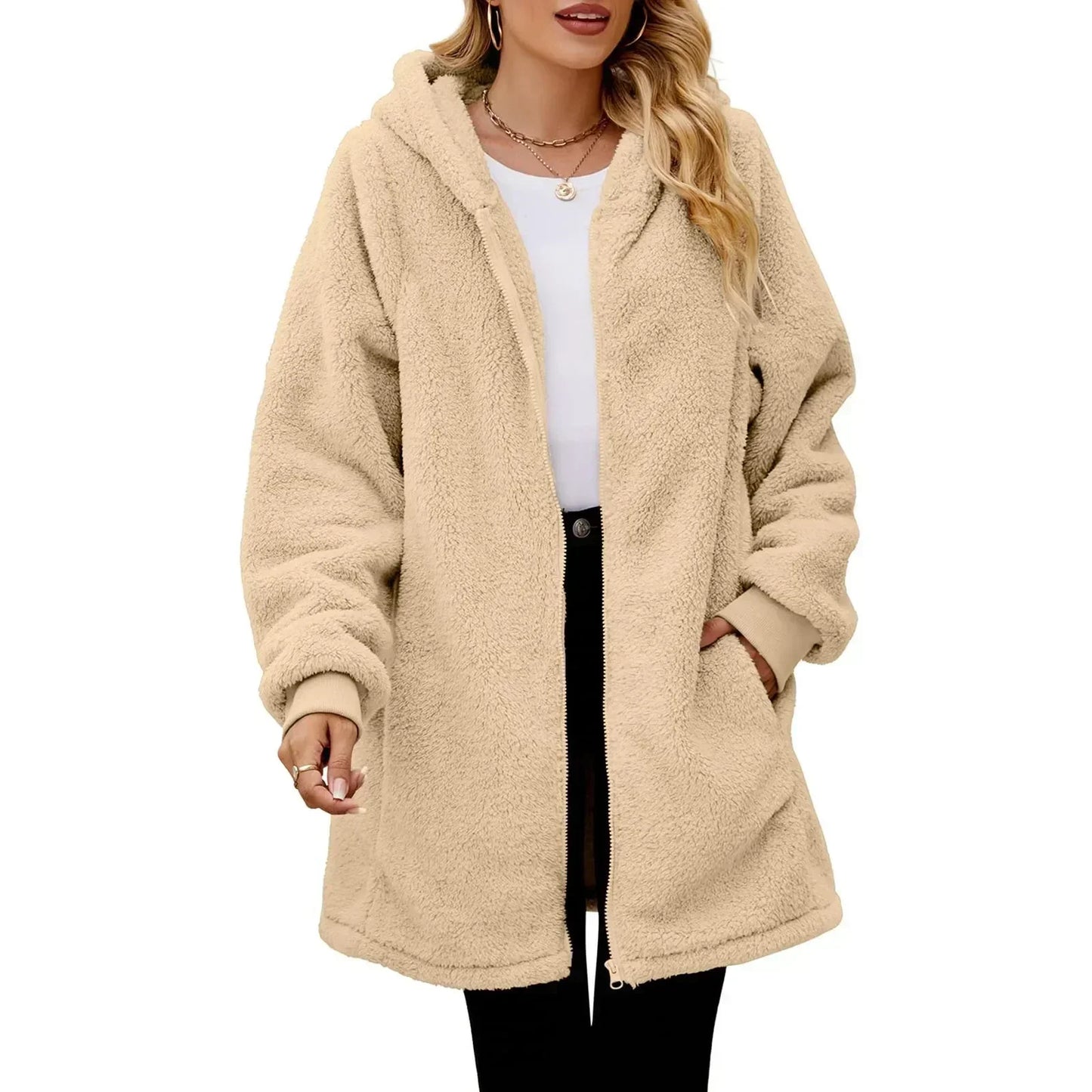 WW | Warm Plush Coat for Women