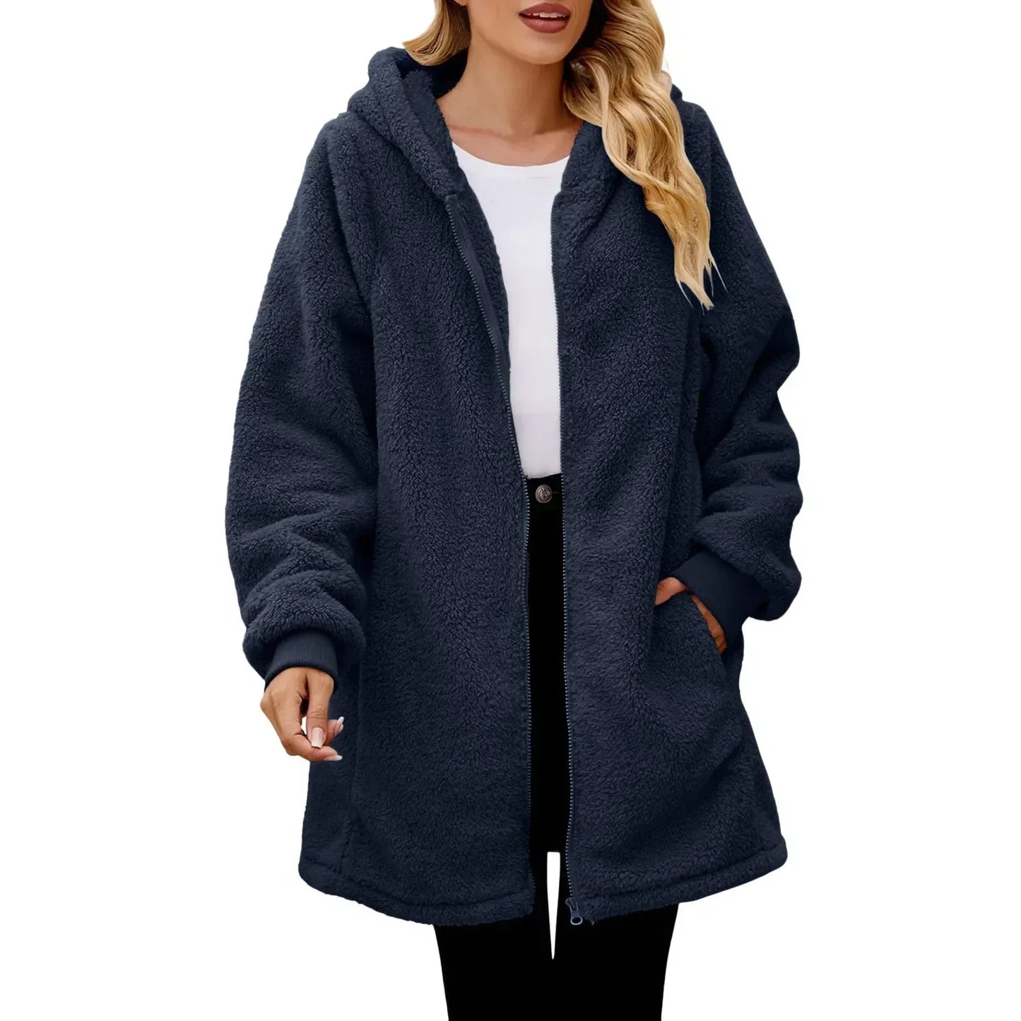 WW | Warm Plush Coat for Women
