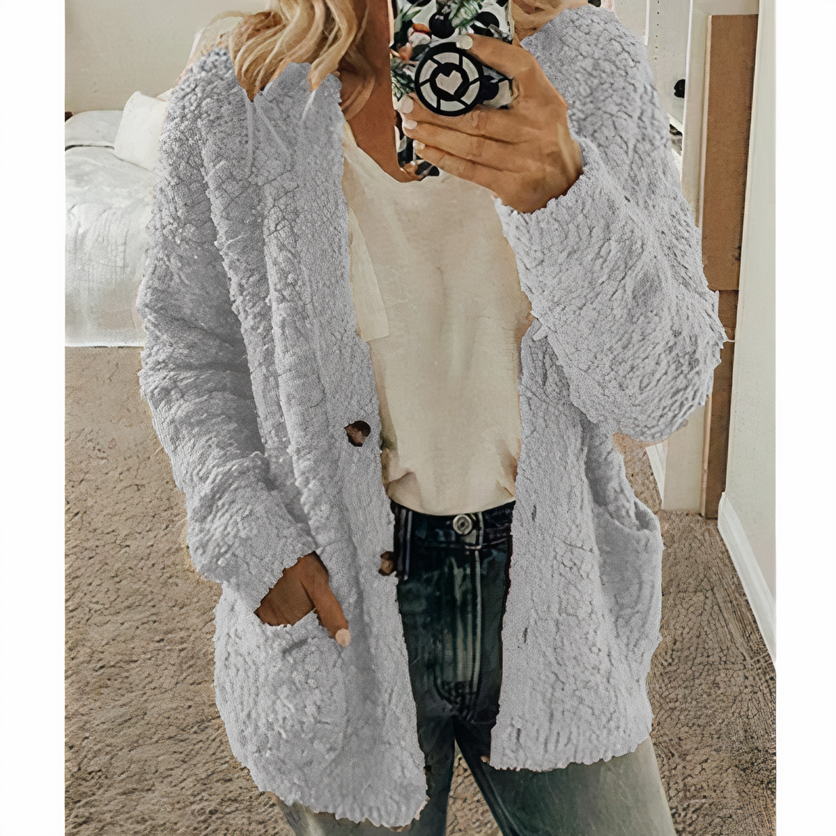 WW | Fleece Cardigan