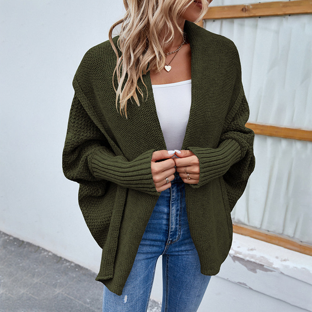 WW | Strickpullover mit Fledermausärmeln für Damen