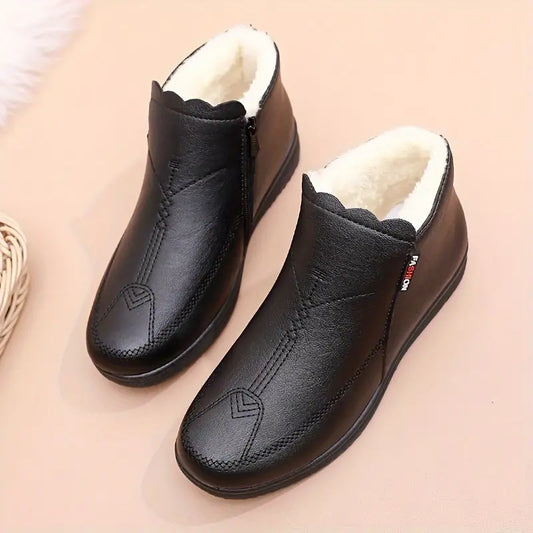 WW | Orthopädische Damenstiefeletten mit Plüschfutter