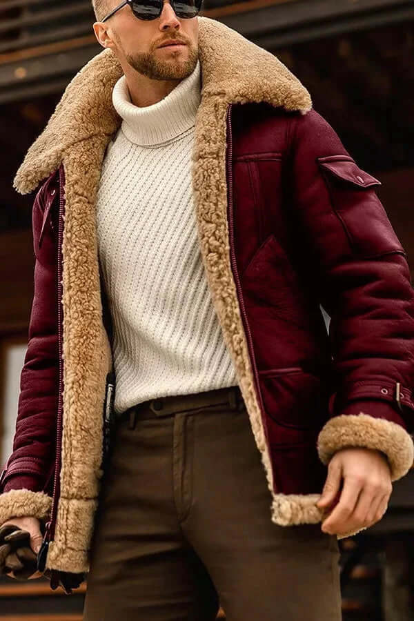 WW | PU-Lederjacke - Herrenmode