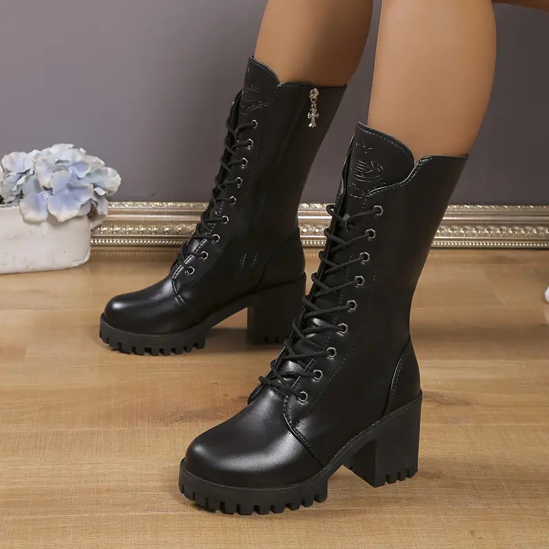 WW | Women's Lace-up Combat Boots