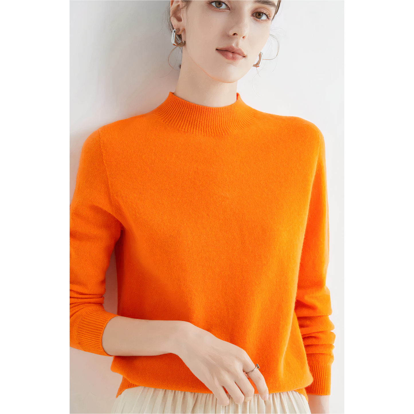 WW | Women's Mock Neck Sweater