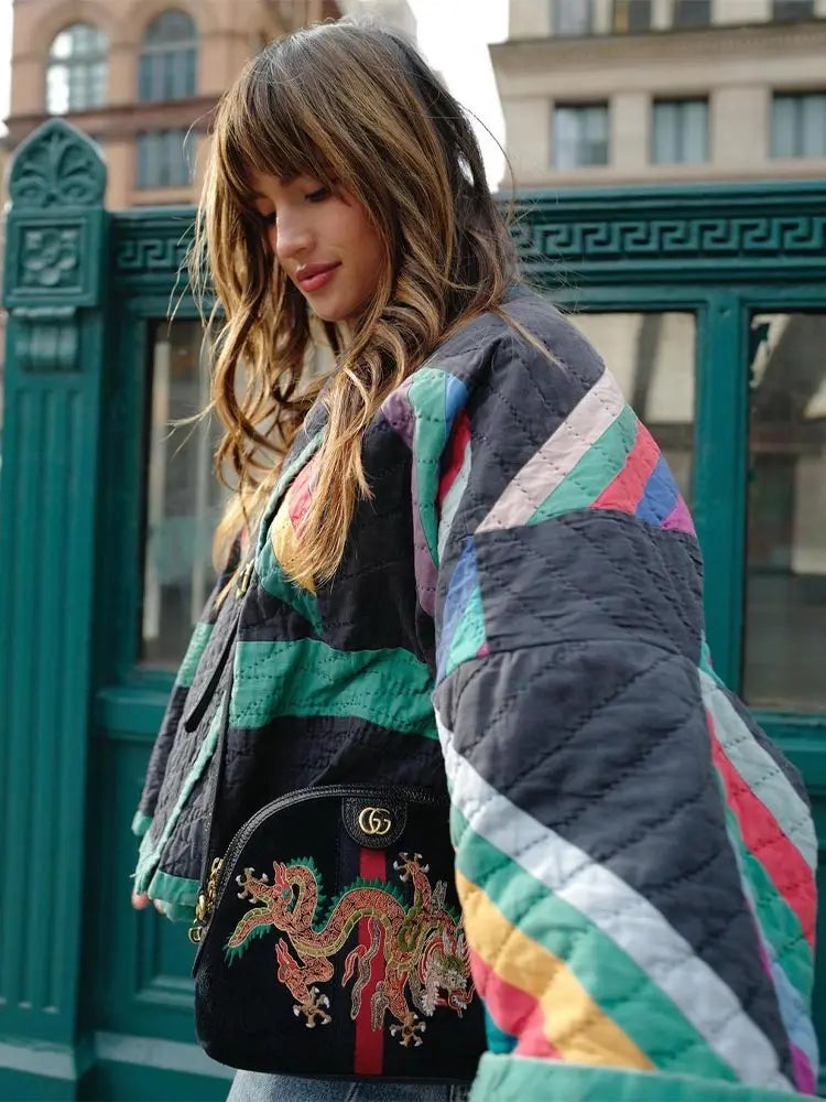 WW | Jacket - Stylish Vintage Boho Jacket for Women with Unique Prints